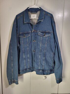 Goodfellow & Co. Men's XXL Mid Wash Denim Trucker Jean Jacket Classic